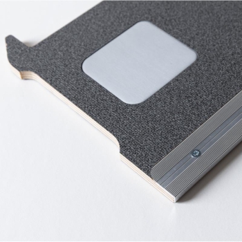 Bodenplatte Granit 9mm - Ford Courier (2014-2024) - mit Trenngitter